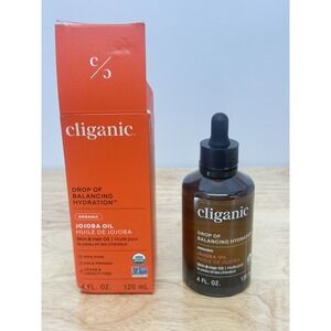 Cliganic USDA Organic Jojoba Oil, 100% Pure (2oz) | Natural Cold Pressed Unrefin